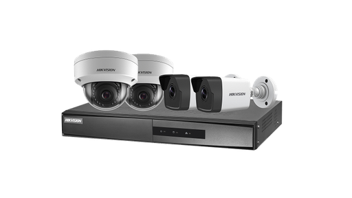 Hikvision CCTV POE 4 camera kit